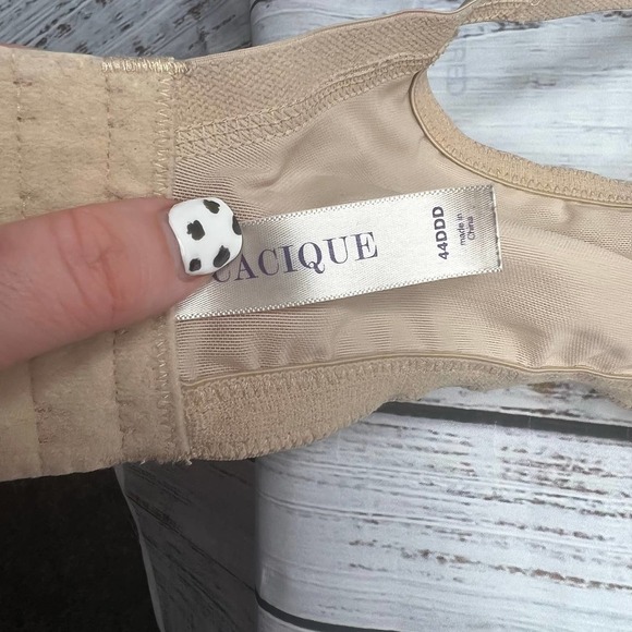 Cacique Smooth Lightly Lined Full Coverage Bra Nude 44DDD - Picture 4 of 4